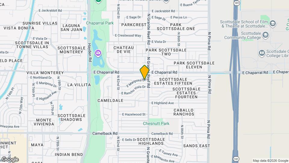 8331 E Mariposa Dr, Unit SI ID1639123P Mapa y Detalles de la Ubicación