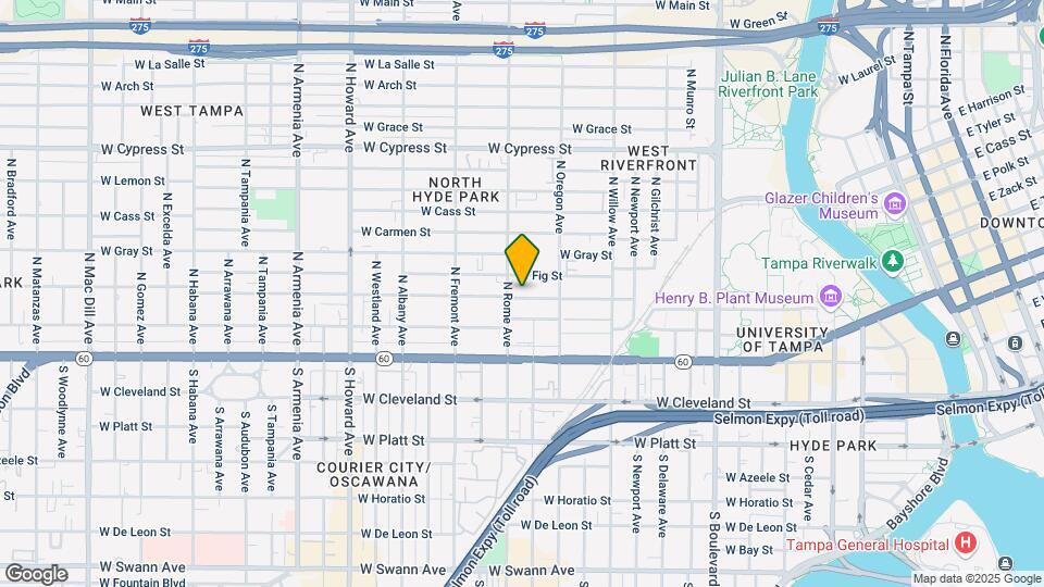 1523 W North B St Map and Location Details
