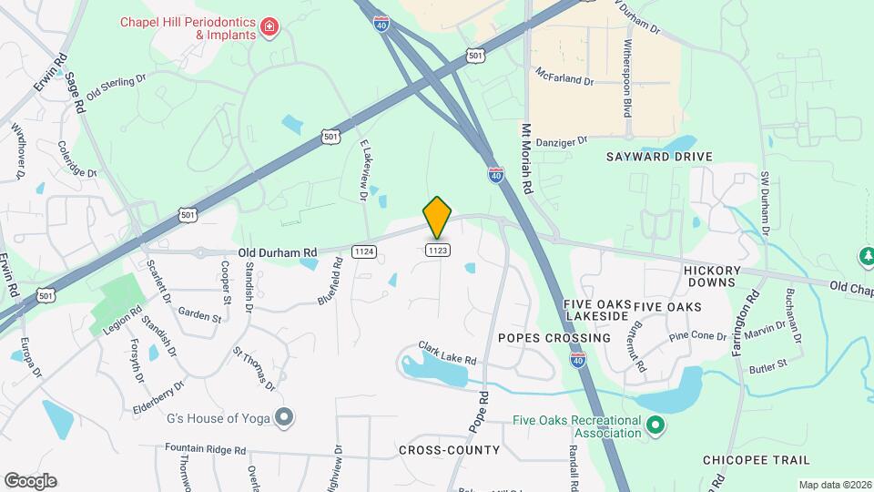 102A White Oak Dr Map and Location Details