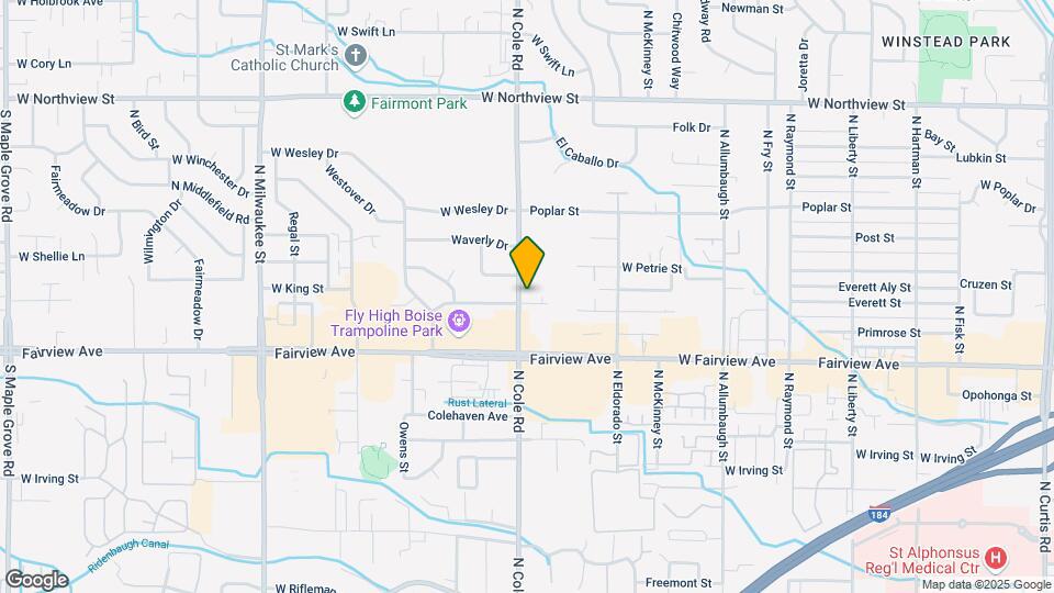 1714 N Cole Rd Map and Location Details