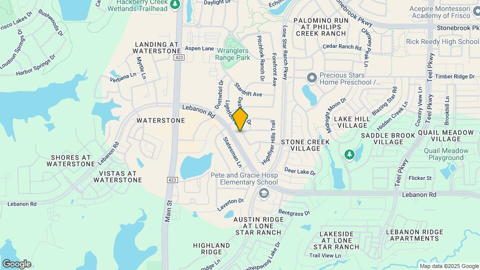 5595 Lightfoot Ln Map and Location Details