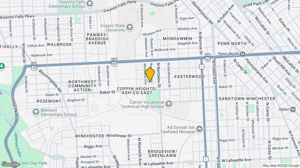 1634 Ruxton Ave Map and Location Details