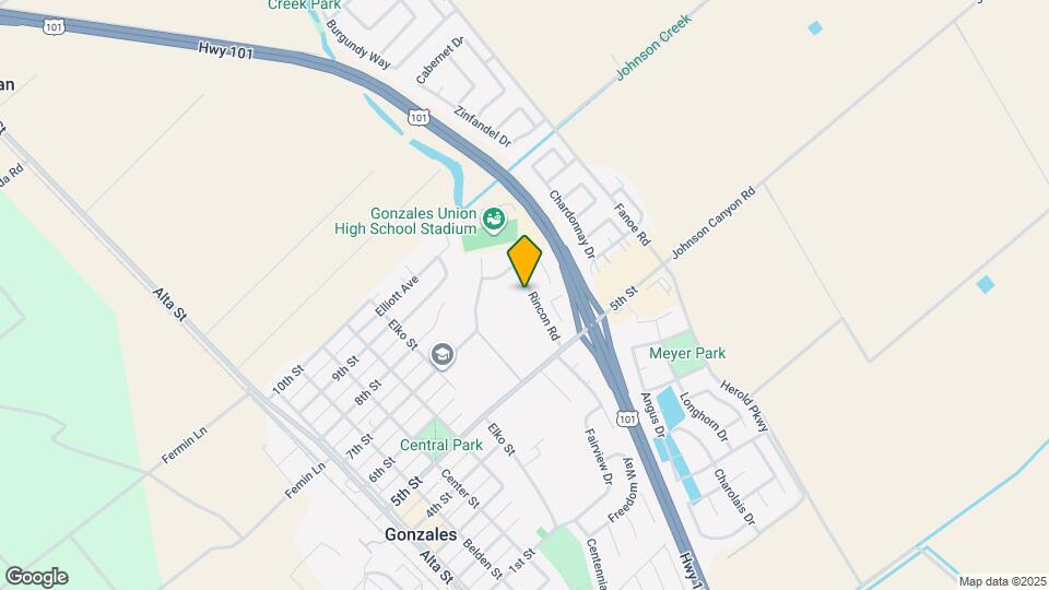 641 Rincon Rd Map and Location Details