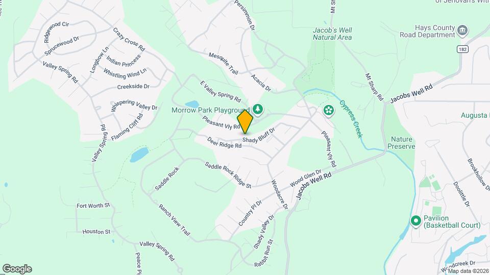 340 Shady Bluff Dr Map and Location Details