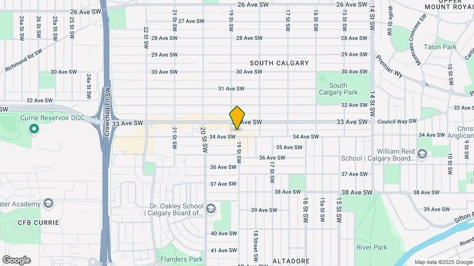 1934 34 Av SW Map and Location Details