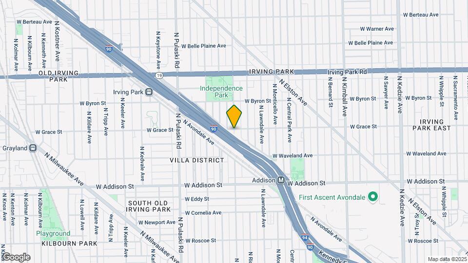 2237 N Hamlin Ave Map and Location Details