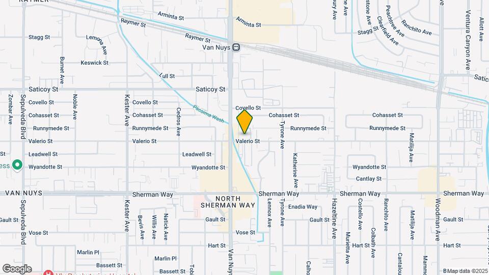 14431 Valerio St Map and Location Details