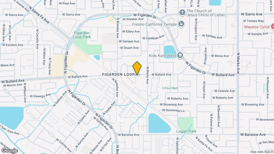 3703 W Bullard Ave Map and Location Details