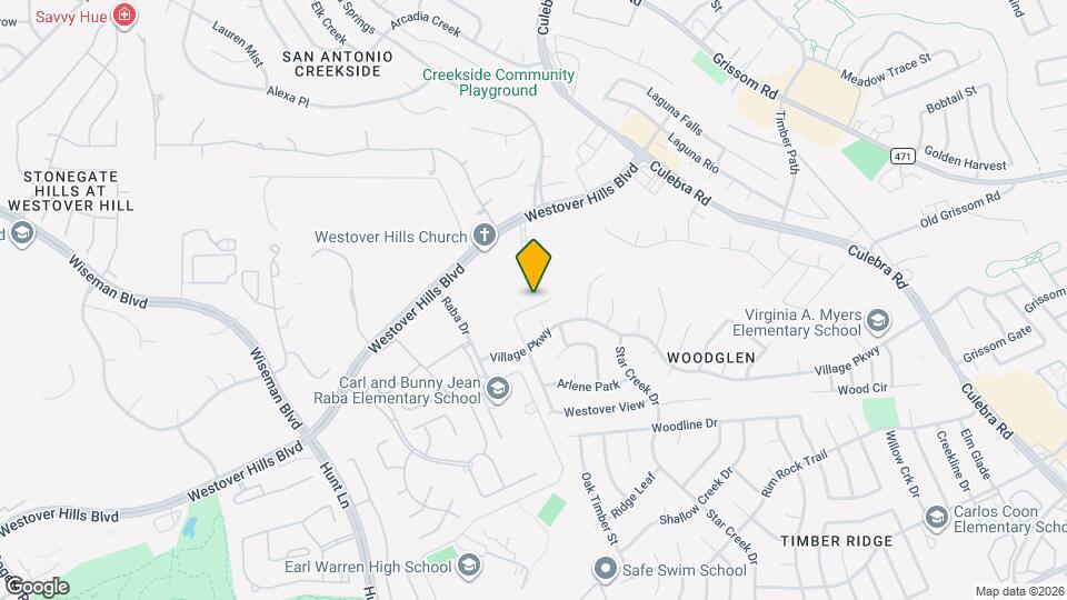 8615 Cross Spring Map and Location Details