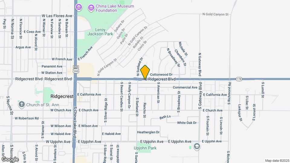 519 E Ridgecrest Blvd Map and Location Details