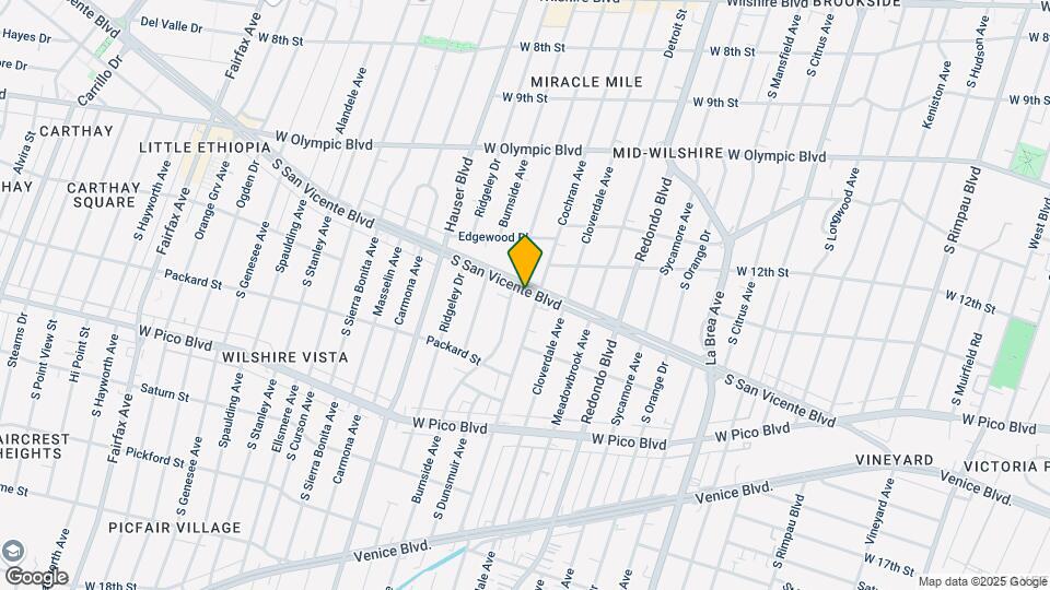 5366 San Vicente Blvd, Unit 1 Mapa y Detalles de la Ubicación