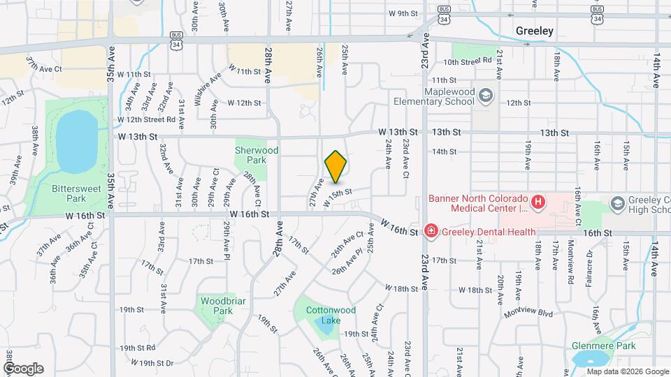 2603 W 15th St Map and Location Details