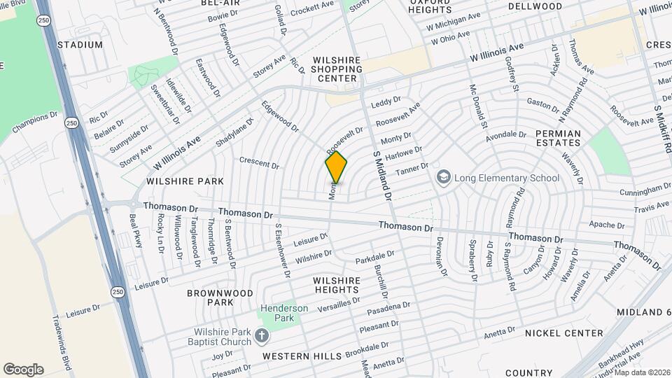 4515 Monty Dr Map and Location Details