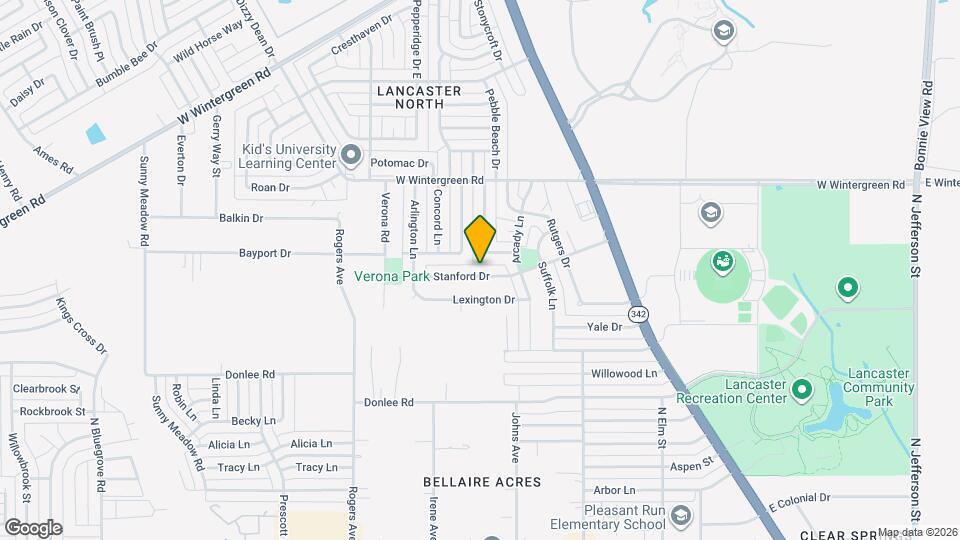 833 Stanford Dr Map and Location Details