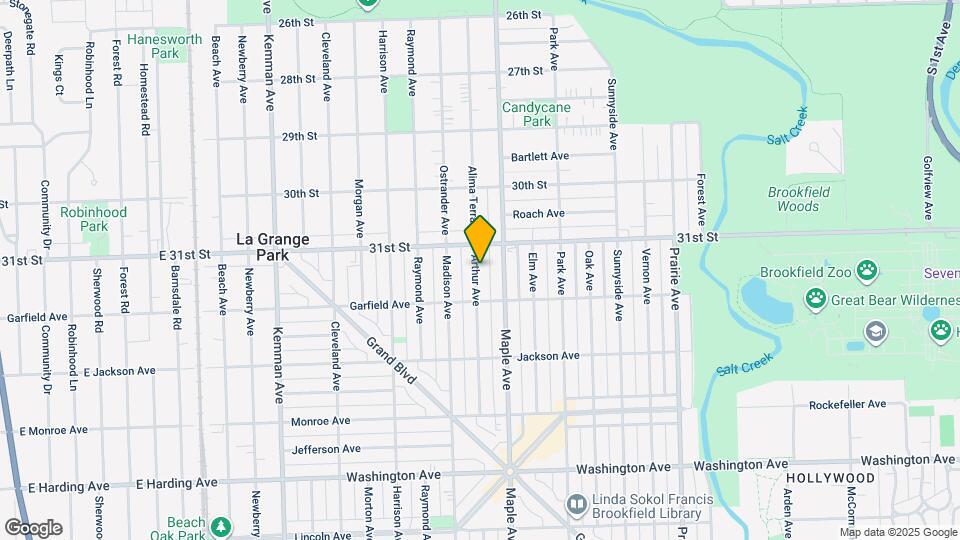 3123 Arthur Ave Map and Location Details