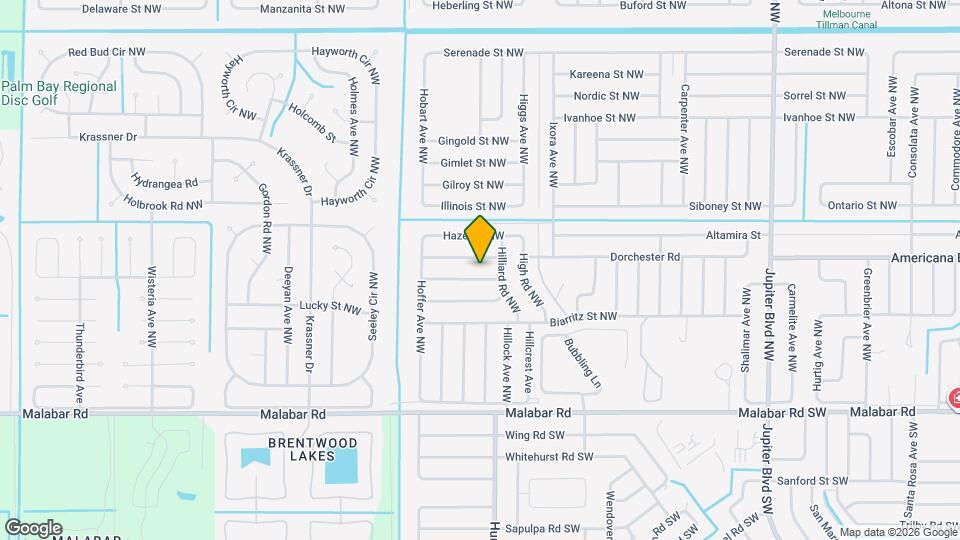 1325 Pavillion St NW Map and Location Details