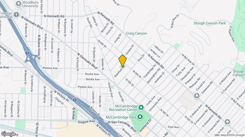 522 Stanford Rd Map and Location Details