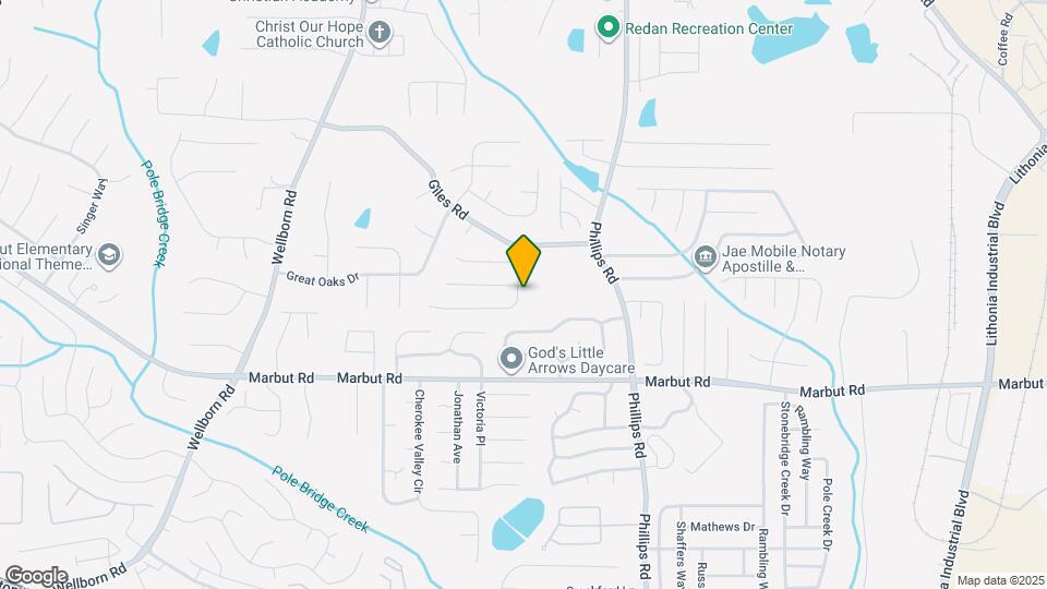 2032 Lown Farm Ln Map and Location Details