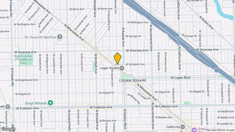 2651 N Milwaukee Ave, Unit 2 Map and Location Details