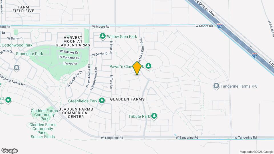 10848 W Yates Ln Map and Location Details