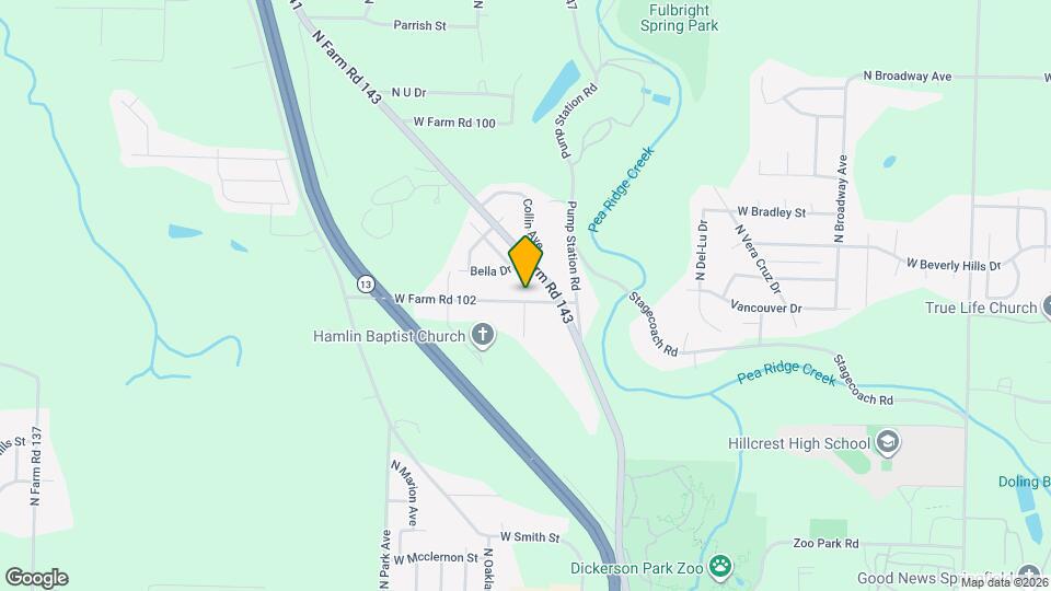 1791 W Farm Rd 102 Map and Location Details