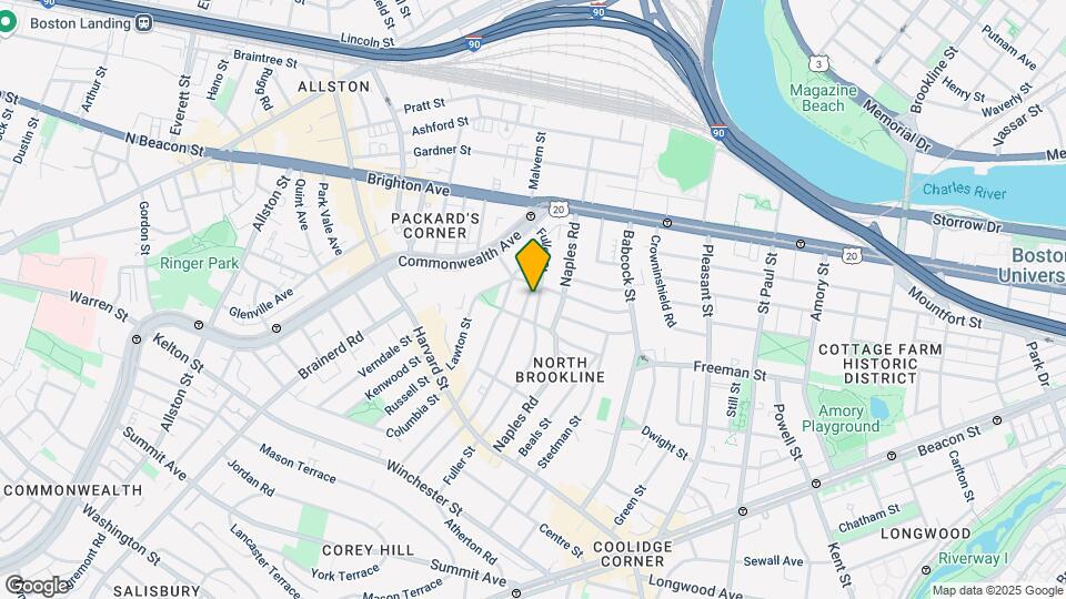 176 Fuller St, Unit 3 Map and Location Details