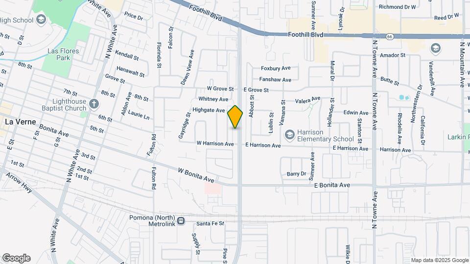 2937 N Garey Ave Mapa y Detalles de la Ubicación