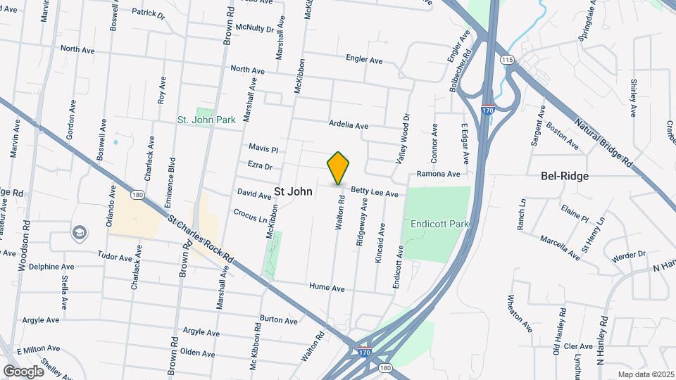 8600 Betty Lee Ave Map and Location Details