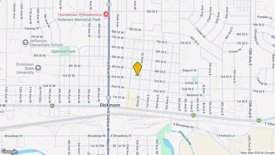 305 Sims St Map and Location Details