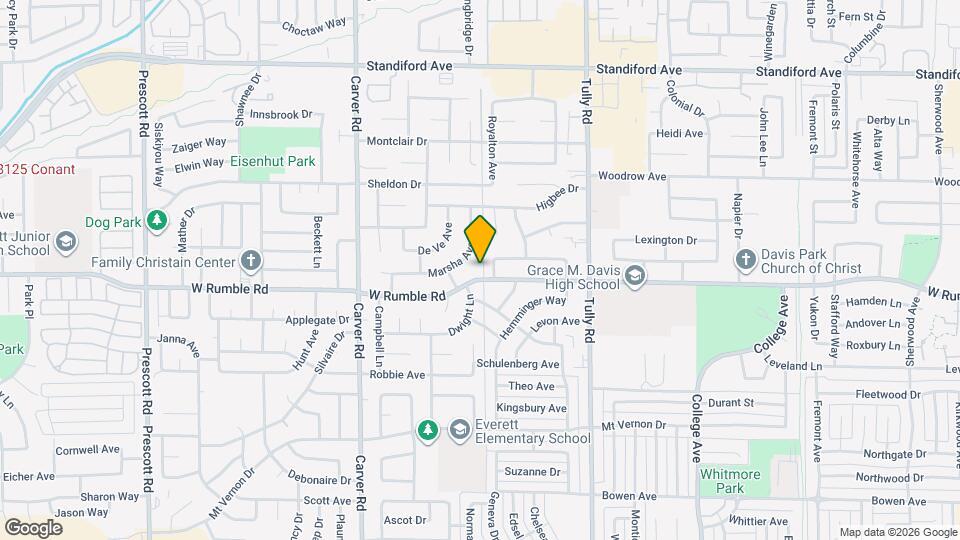 1505 W Rumble Rd Map and Location Details