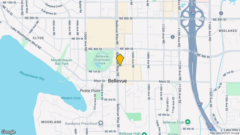 188 Bellevue Way NE Map and Location Details