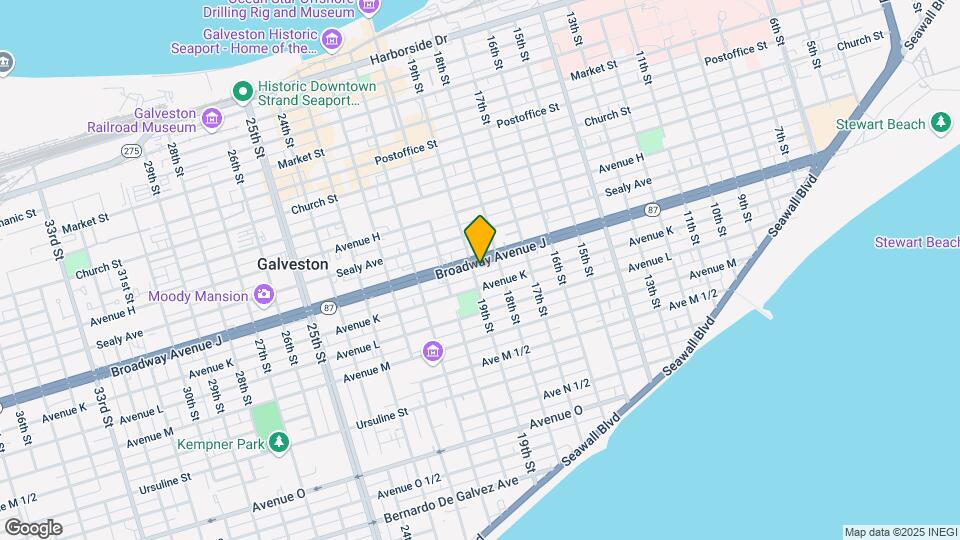 1821 Broadway St Mapa y Detalles de la Ubicación