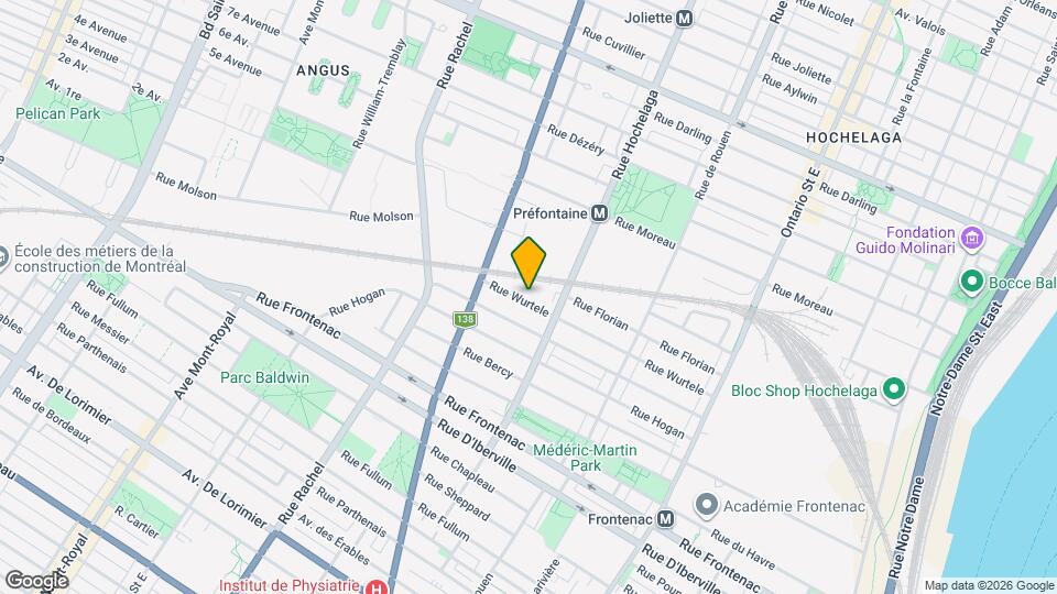 2575 Wurtéle Rue Map and Location Details