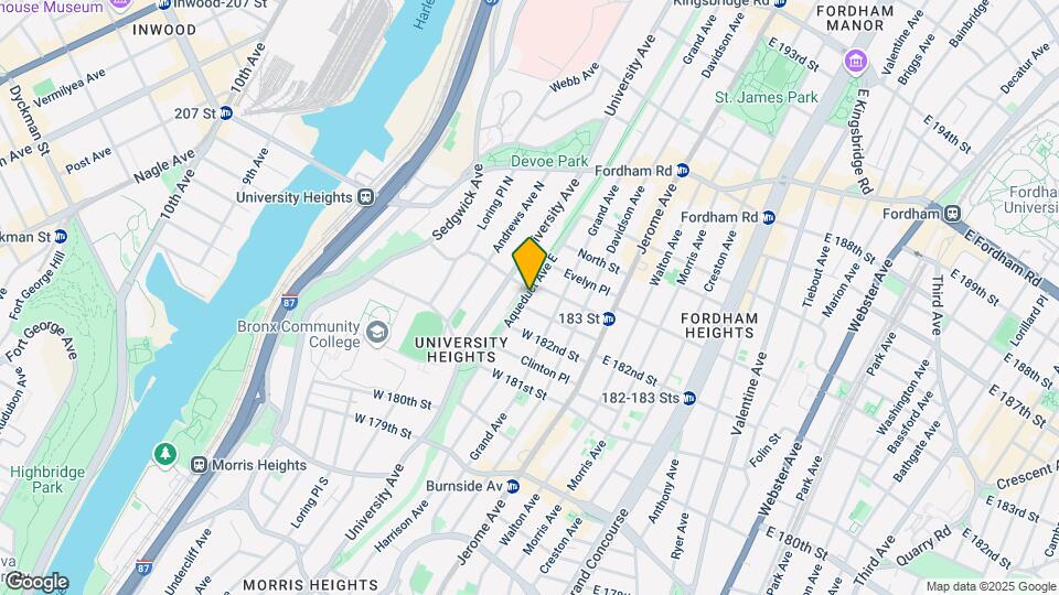 2252-2258 Aqueduct Ave E Mapa y Detalles de la Ubicación