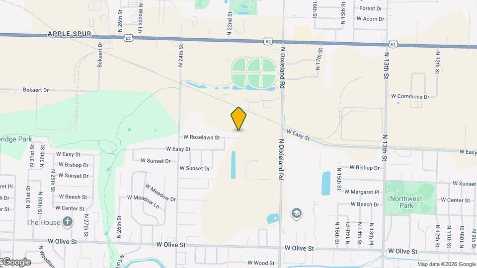 2101 W Roselawn St Map and Location Details