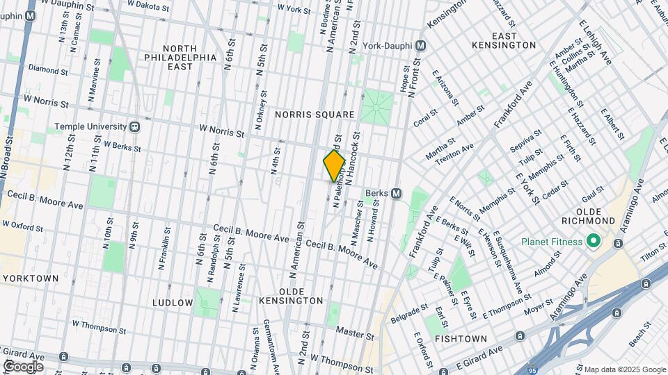 1847 N 2nd St Mapa y Detalles de la Ubicación