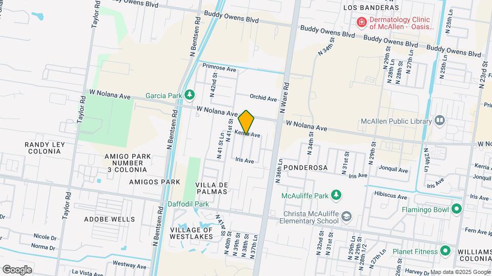 3612 N 40th St Map and Location Details