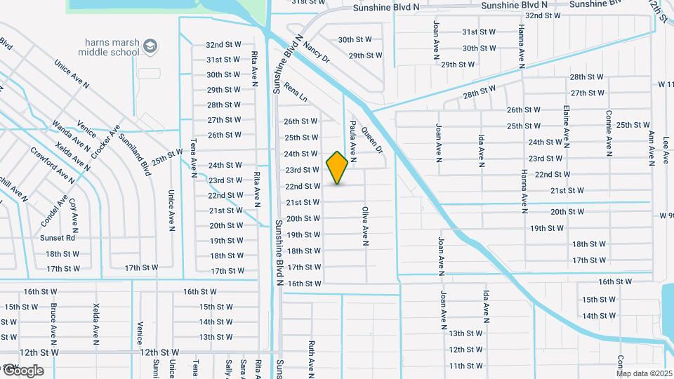 3213 22nd St W Map and Location Details