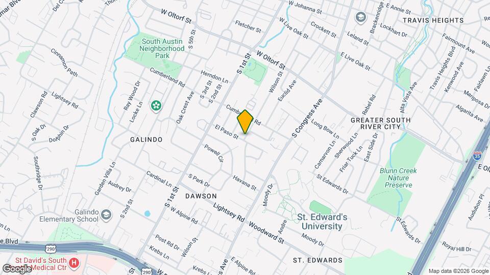 402 El Paso St Map and Location Details