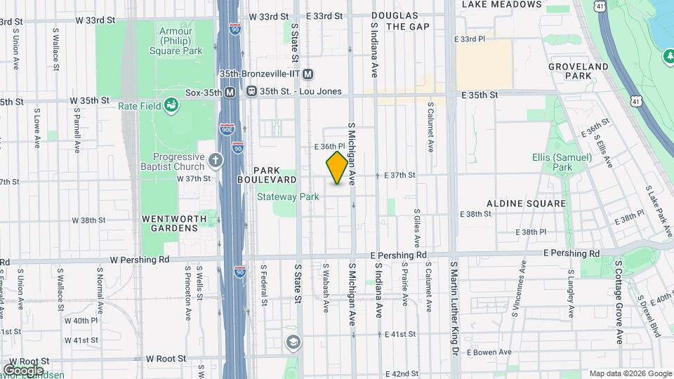 59 E 37th Pl Map and Location Details
