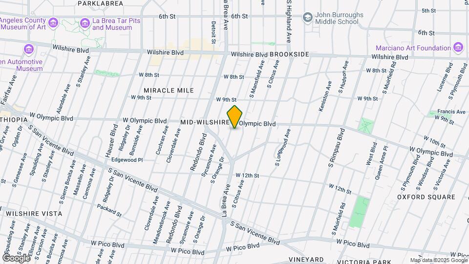 1016 S Orange Dr, Unit 1016 Map and Location Details