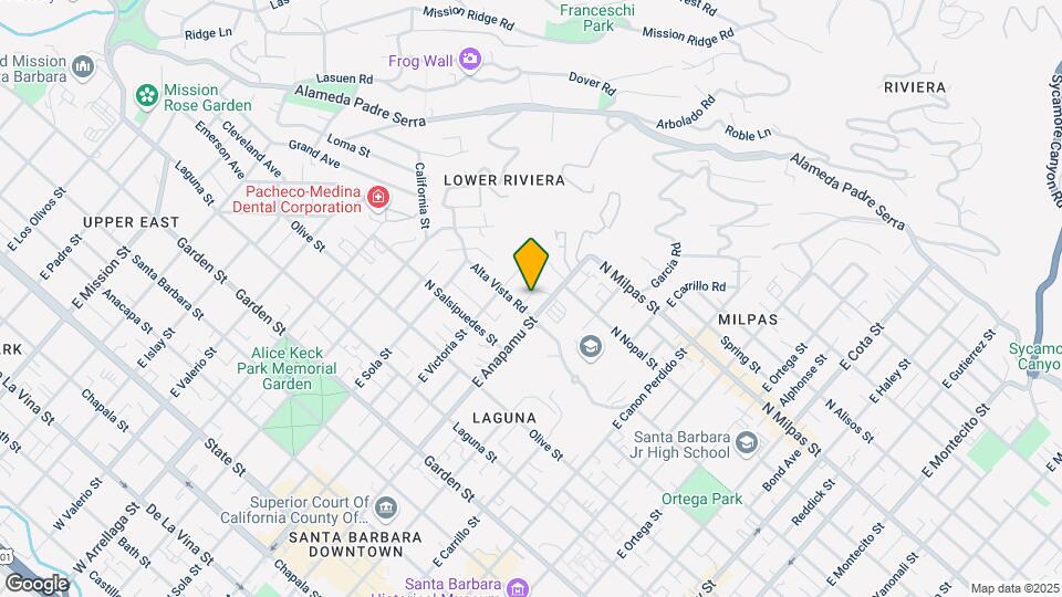 1212-1216 Alta Vista Rd Mapa y Detalles de la Ubicación