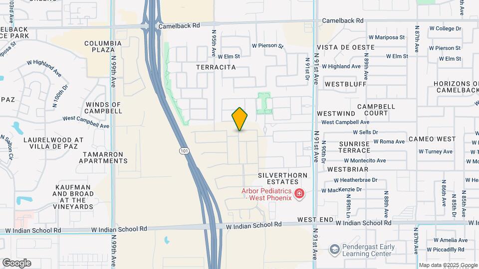 4439 N 94th Dr Map and Location Details