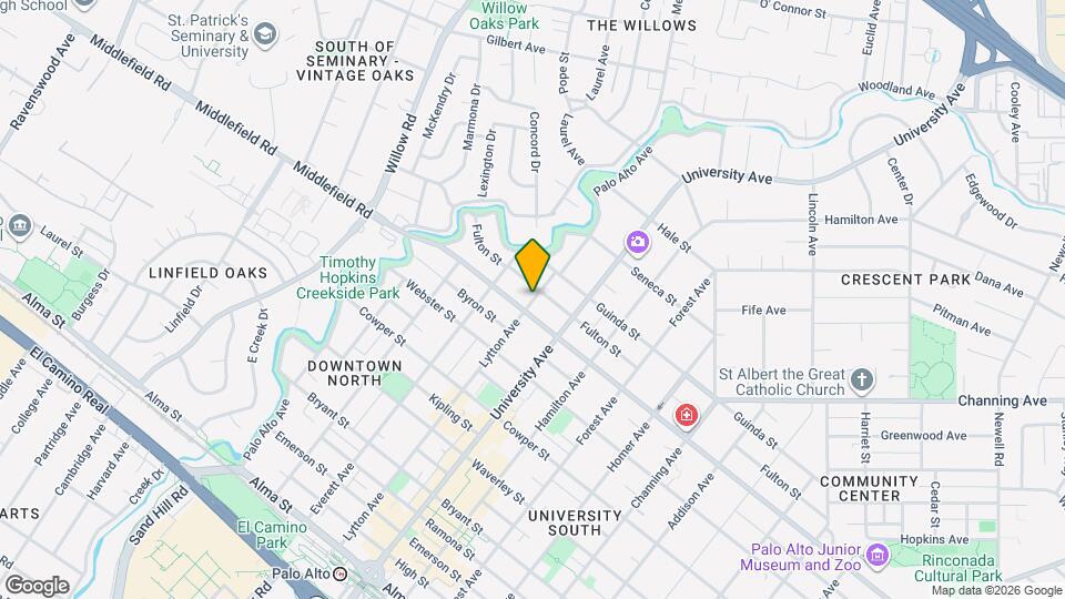 720 Lytton Ave Map and Location Details