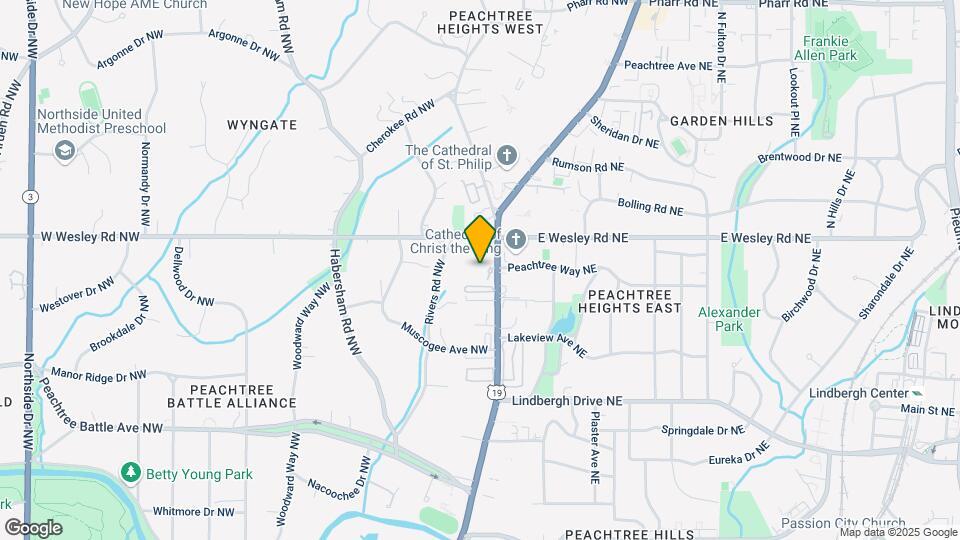 2660 Peachtree Rd Map and Location Details
