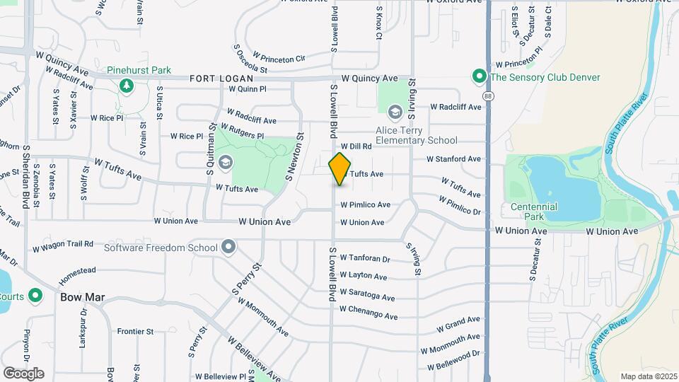 4640 S Lowell Blvd, Unit B Map and Location Details
