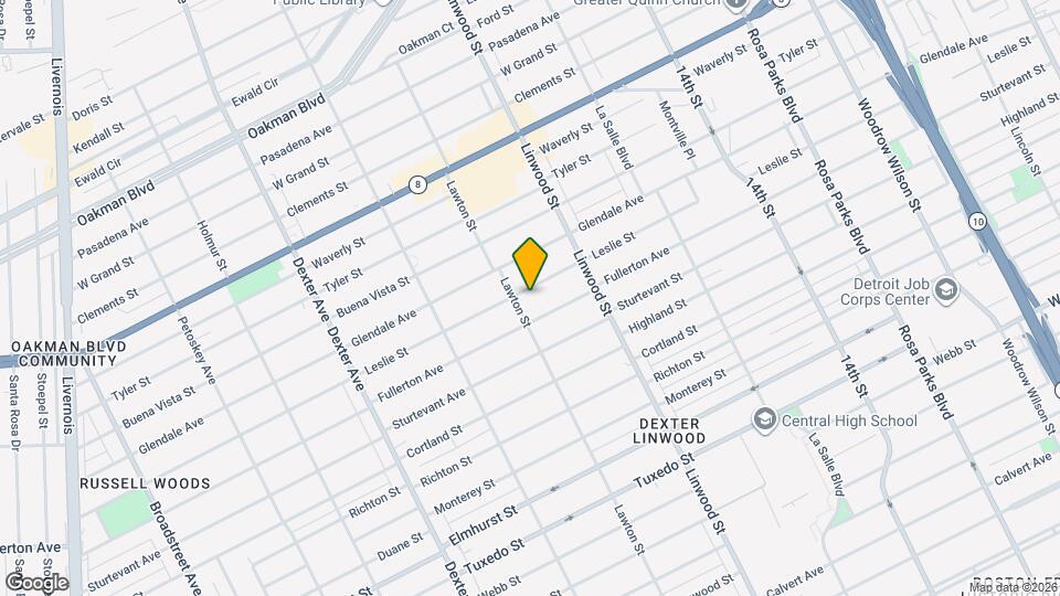 2725 Leslie St Map and Location Details