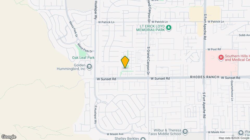 9967 Carrizo Springs Ave Map and Location Details