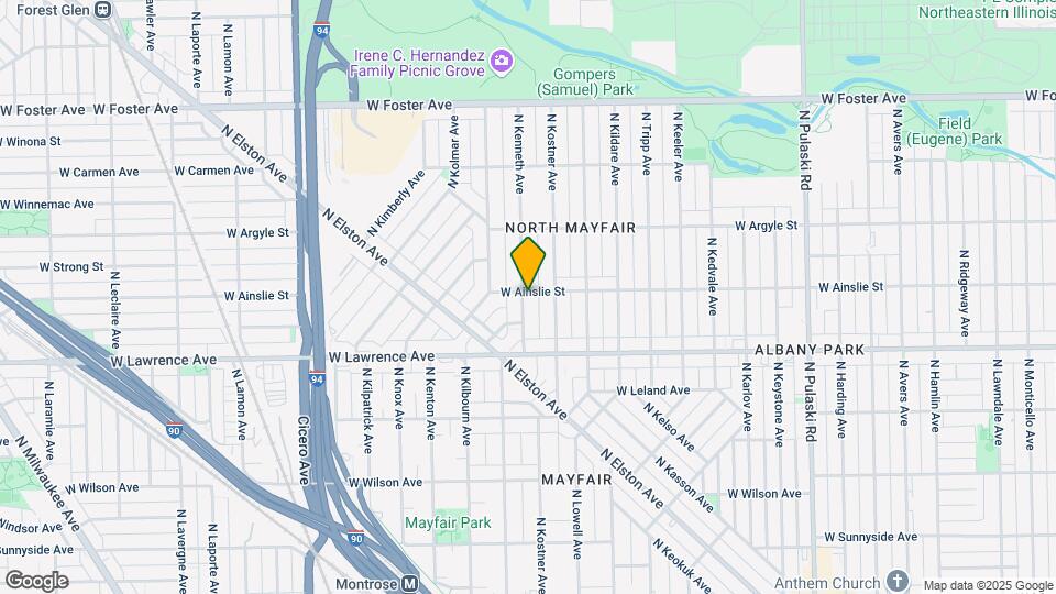 4859 N Kenneth Ave, Unit 2nd Floor Map and Location Details