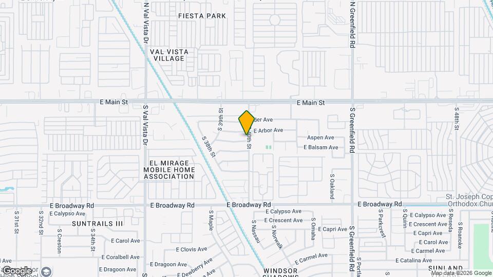 3960 Aspen Ave Map and Location Details